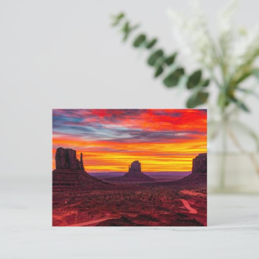 ユタ州自然インスピレーションズマウンテンバレー ポストカード (スタンド正面)