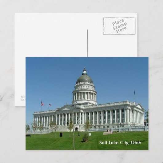 ユタ州議事堂 ポストカード (正面/裏面)