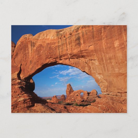 ユタ州、 アーチーズ国立公園、Turret Arch 3 ポストカード (正面)