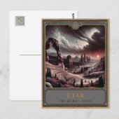 ユタ州 |ゴシック様式の絵葉書 ポストカード (正面/裏面)