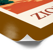 ユタ州 – シオン国立公園 ポスター (コーナー)