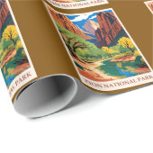 ユタ州 – シオン国立公園 ラッピングペーパー (ロールコーナー)