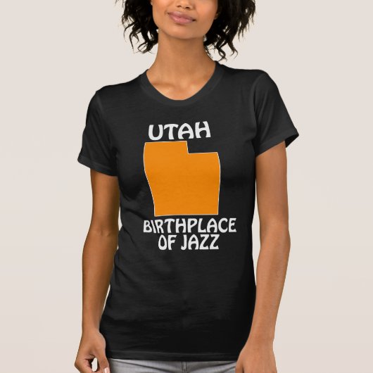 ユタ州 - ジャズ発祥の地 Tシャツ (正面)