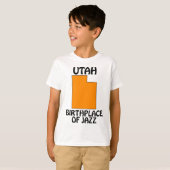 ユタ州 - ジャズ発祥の地 Tシャツ (正面フル)