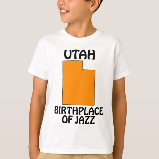 ユタ州 - ジャズ発祥の地 Tシャツ (正面)