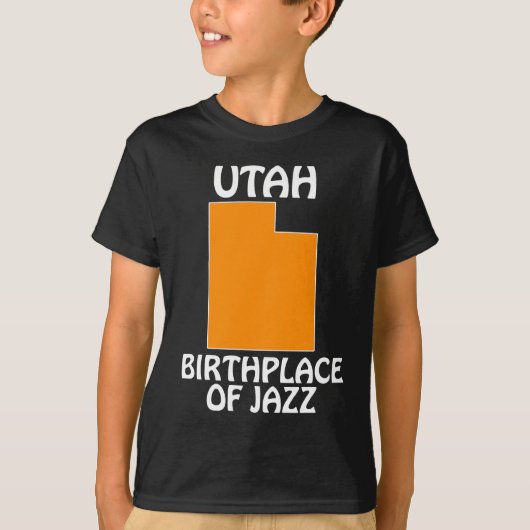 ユタ州 - ジャズ発祥の地 Tシャツ (正面)