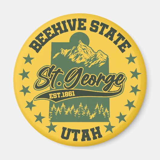 ユタ州,セント・ジョージ マグネット (正面)