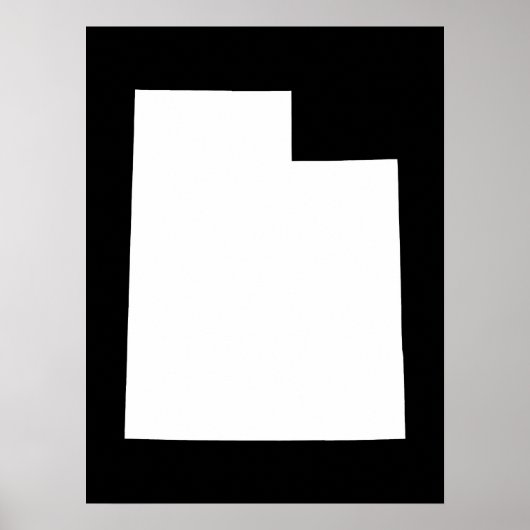 ユタ州（ホワイト） ポスター (正面)