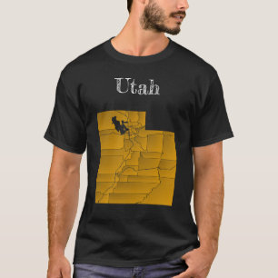ユタ州・州間 Tシャツ