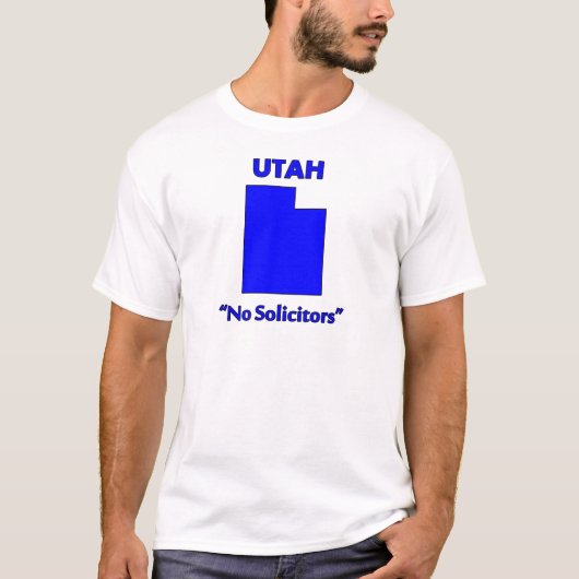 ユタ州 – 弁護士なし Tシャツ (正面)