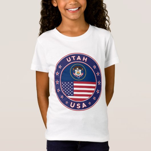 ユタ州、Tシャツ、リーギング Tシャツ (正面)