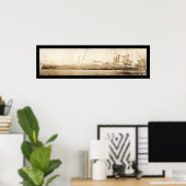 ユタ州(USS)のCrew Photo 1912 ポスター (ホームオフィス)