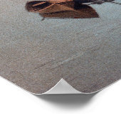 ユタ州LakeProvoでドッキングされた帆船の表示 ポスター (角)