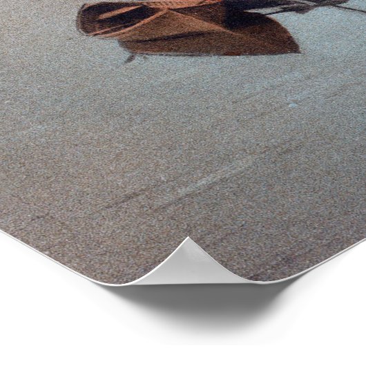 ユタ州LakeProvoでドッキングされた帆船の表示 ポスター (角)