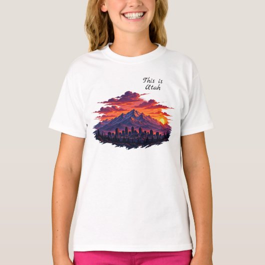 ユタ州Tシャツ Tシャツ (正面)