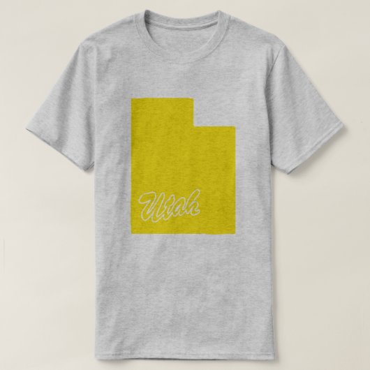 ユタ州Tシャツ Tシャツ (デザイン正面)