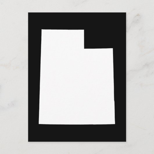 ユタ引っ越しのお知らせを作成する ポストカード (正面)