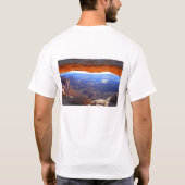 ユタ日本の州の風景アイコン Tシャツ (裏面)
