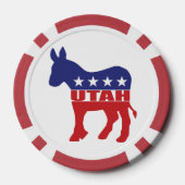 ユタ民主党員のろば ポーカーチップ (裏面)