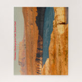 ユタ湖。クリスマスの挨拶 ジグソーパズル (縦)