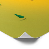 ユタ湖、ユタ渓谷の地図と旅行のポスター。 ポスター (角)