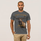 ユタ準州の動物、驚くべきマウンテンエルク Tシャツ (正面フル)
