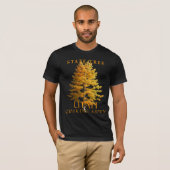 ユタ準州の木 クエイキングアスペン Tシャツ (正面フル)