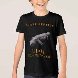 ユタ準州の爬虫類 アメリカドクトカゲ トライブレンドTシャツ