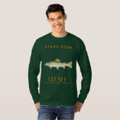 ユタ準州の魚 ボンネビル・カットスロートトラウト Tシャツ (正面フル)