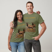 ユタ準州 アニマル マウンテンエルク Tシャツ (ユニセックス)