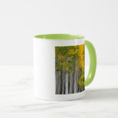ユタ米国《植物》アスペンの木(Populus Tremuloides) マグカップ (正面右)
