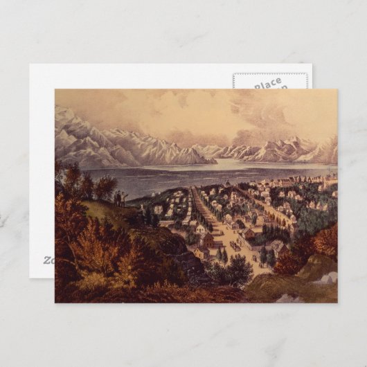 ユタ素晴らし州ソルトレイク ポストカード (正面/裏面)