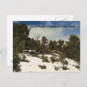 ユタ素晴らし州ベイスン国立公園 ポストカード (正面/裏面)