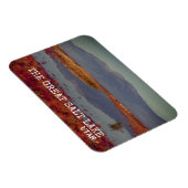 ユタ素晴らし州北部の塩湖 マグネット (右側)