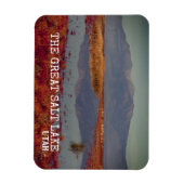 ユタ素晴らし州北部の塩湖 マグネット (縦)