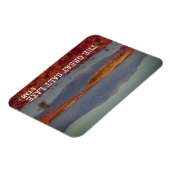 ユタ素晴らし州北部の塩湖 マグネット (左側)