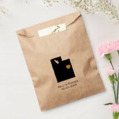 ユタ結婚式の引き出物トリートサックス、抱き枕 フェイバーバッグ (封をした状態)