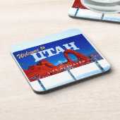 ユタ署名へようこそ コースター (左側)