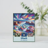 ユタ自然疑問に思：風光明媚 ポストカード (スタンド正面)