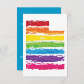 ユタ色ストローク 招待状 (正面/裏面)