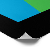 ユタ色バースト ポスター (角)