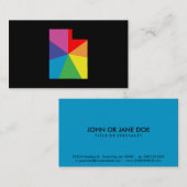 ユタ色バースト 名刺 (正面/裏面)