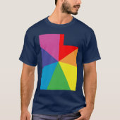 ユタ色バースト Tシャツ (正面)