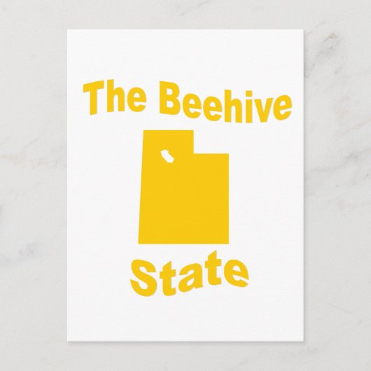 ユタ語：ビーハイブ州 ポストカード (正面)