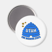 ユタ語：ビーハイブ州 マグネット (正面/裏面)