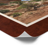 ユタ語：岩とアーチ ポスター (角)