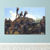 ユタ軽砲兵バイキースロッコプリント キャンバスプリント (インサイチュ (ウッドフロア))