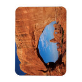 ユタ、アーチス国立公園、タレットアーチ3 マグネット (縦)