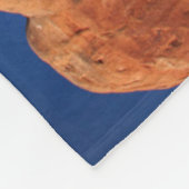 ユタ、アーチズ国立公園、ターレットアーチ3 フリースブランケット (角)