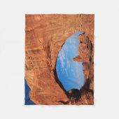 ユタ、アーチズ国立公園、ターレットアーチ3 フリースブランケット (正面)